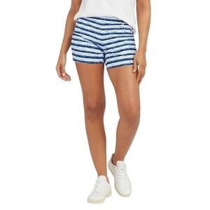 SPANX Women's Size Medium‎ 4in Sunshine 50212R Shorts Blue Striped Pull on